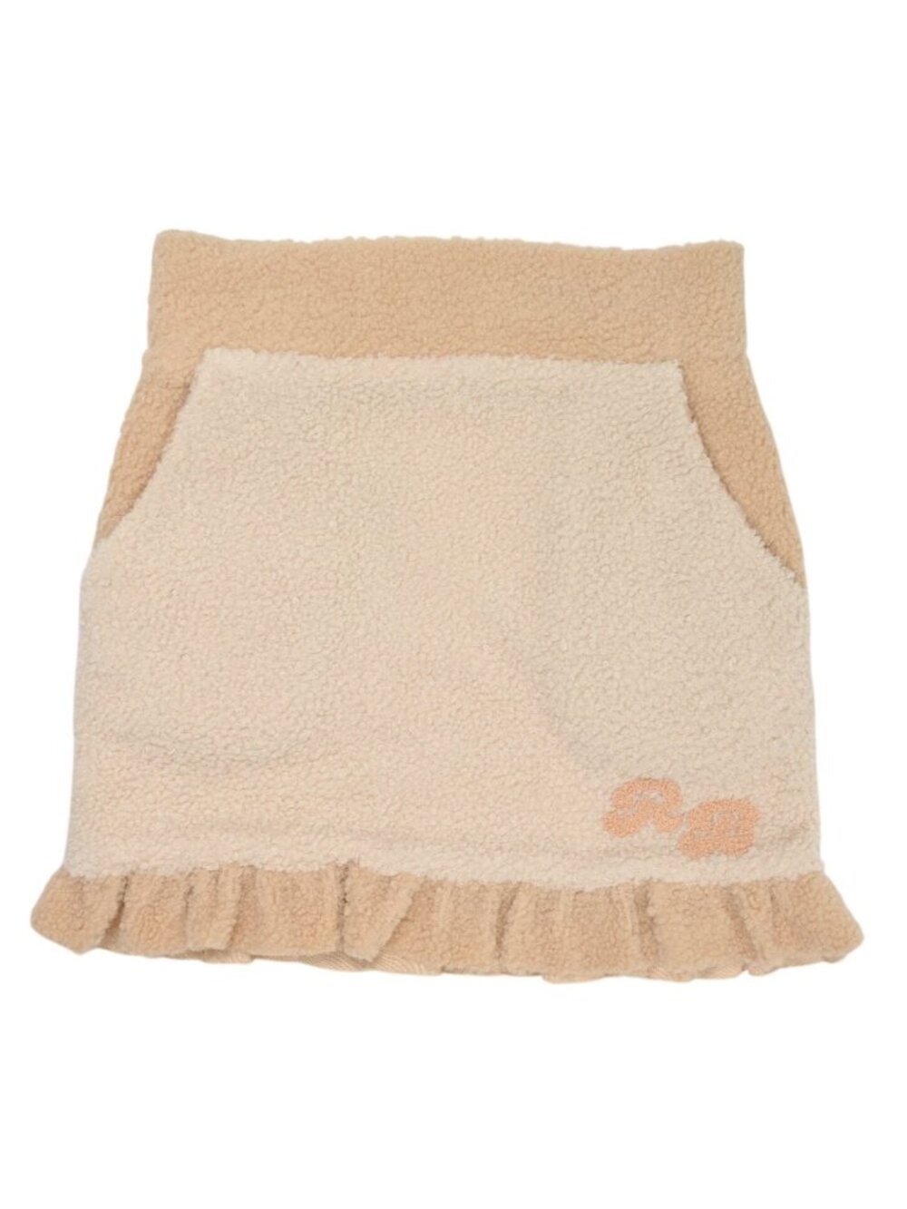 Ricki Brazil Sherpa Skirt in Beige